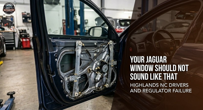 Your Jaguar Window Should Not Sound Like That — Highlands NC Drivers and Regulator Failure