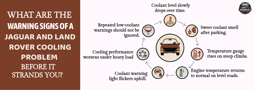 What Are the Warning Signs of a Jaguar and Land Rover Cooling Problem Before It Strands You
