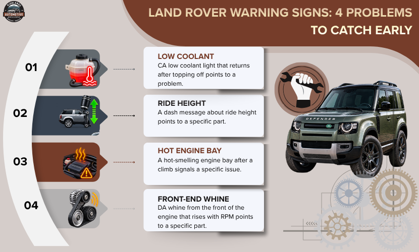 Land Rover Warning Signs 4 Problems to Catch Early.